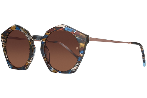 Brown &  Blue Marbled