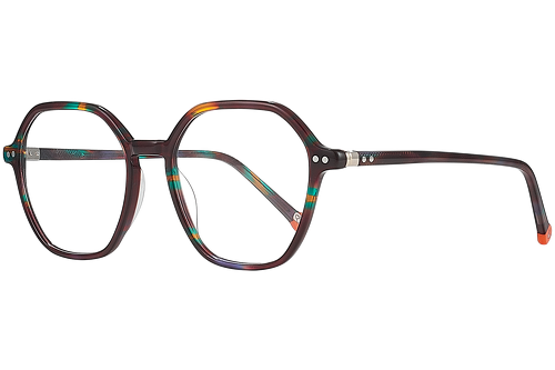 Brown/Red & Green striped