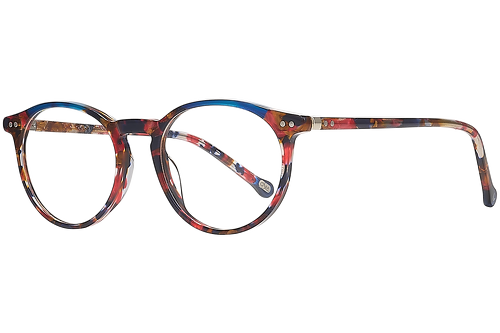 Blue & Red Speckled