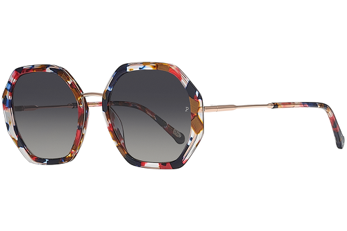 Speckled Red & Blue, and Crystal