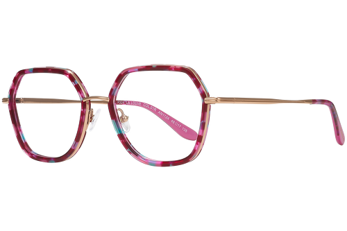 Pink & Blue Speckled
