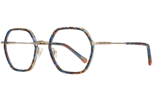 Brown &  Blue Marbled