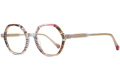 Crystal Glitter & Marble Red/Brown