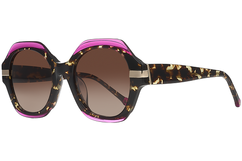 Tortoise & fuschia