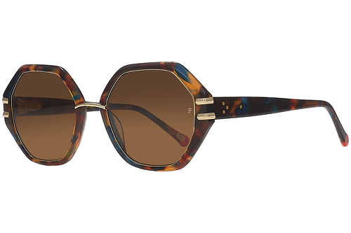 Brown, Blue & Orange