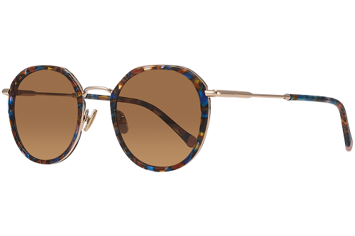 Speckled Brown & Blue
