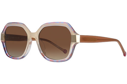 Crystal & Blue and Pink Accents