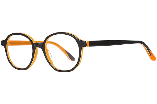 Black & orange/copper