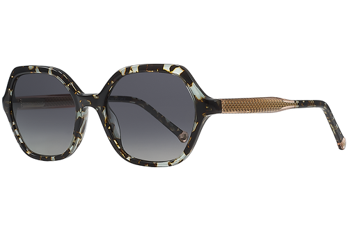 Speckled Black & Crystal