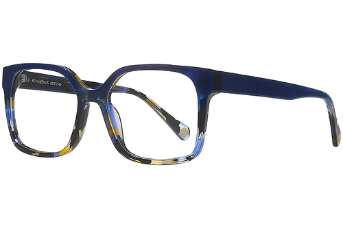 Blue & Yellow Speckled