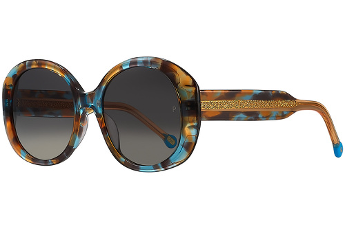 Blue & Orange Marbled