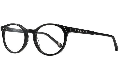 Black & Rhinestones: Frame and Face
