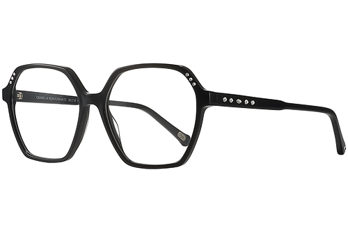Black & Rhinestones: Frame and Face