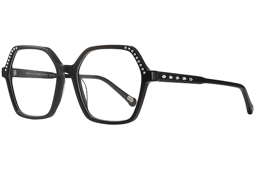 Black & Rhinestones: Frame and Face
