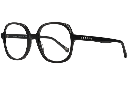 Black & Rhinestones: Frame and Face
