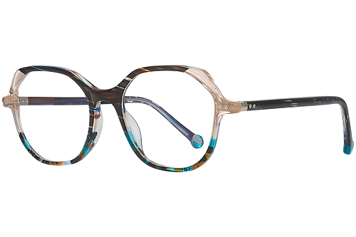 Striped Brown & Blue