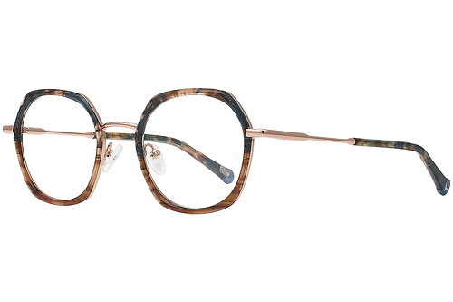 Brown &  Blue Marbled