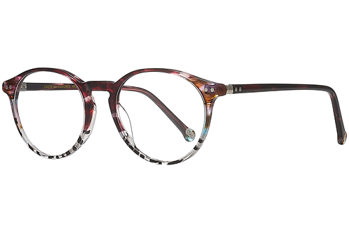 Bordeaux & Speckled Black & White