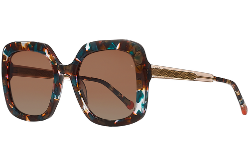 Blue & Brown Speckled