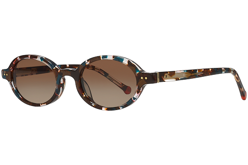 Blue & Brown Speckled