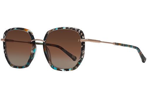 Blue & Brown Speckled