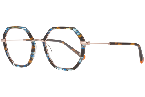 Brown &  Blue Marbled