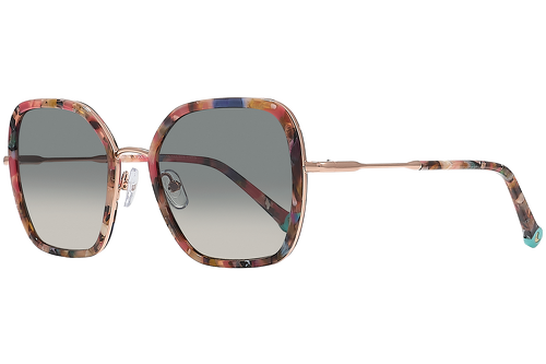 Marbled Pink, Brown & Blue