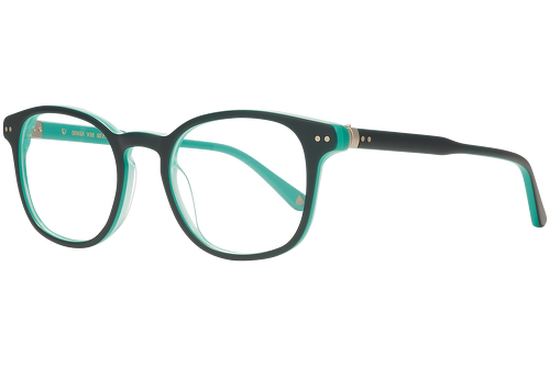 Peacock blue & green