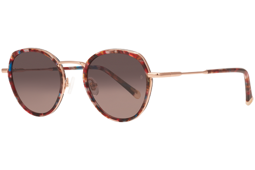 Red mottled & brown