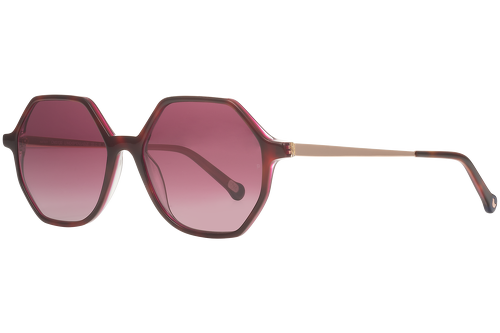 Brown & fuschia
