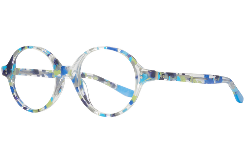 Blue & Green Speckled