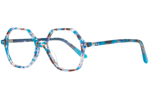 Blue & Brown Speckled