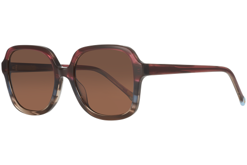 Red & Brown striped
